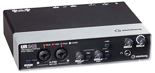 Steinberg UR242 EU USB-Audio-Interface (192 kHz, D-PRE) inkl. MIDI I/O, 45491