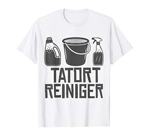 Fasching & Karneval Tatort Reiniger T-Shirt
