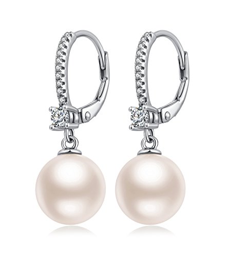 Perlen Ohrringe Damen Perlenohrringe Silber Damen Hängend Ohrringe Für Damen