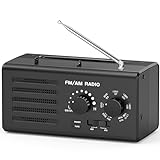 Transistorradio AM FM – Tragbares Radio mit bestem Empfang, eingebautem Lautsprecher, Kopfhöreranschluss, unterstützt USB-Stromversorgung/batteriebetriebenes Radio für Zuhause/Outdoor/Camping/Notfall