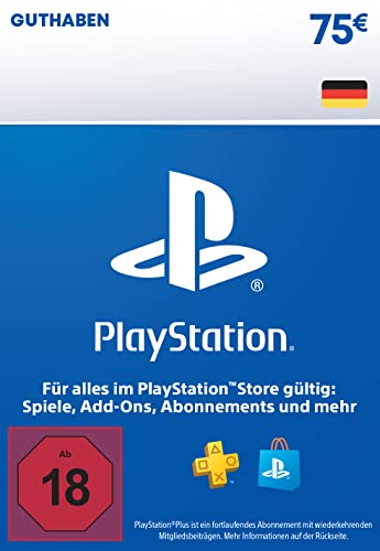 PSN Guthaben | 75 EUR | deutsches Konto | PS5/PS4 Download Code