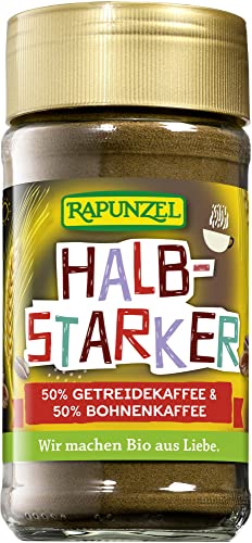 Rapunzel Bio Halbstarker Instant 50% Getreidekaffee & 50% Boh (6 x 100 gr)
