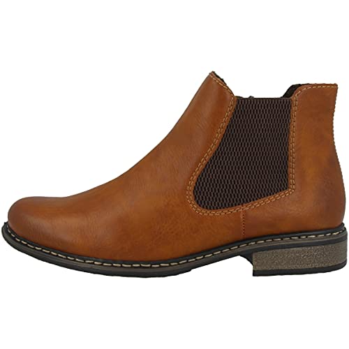 Rieker Z4994-24, Damen Chelsea Boots, Braun (cayenne/brown 24), 41 EU (7.5 UK)