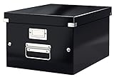 Leitz Mittelgroße Aufbewahrungs- und Transportbox (Für A4, Click und Store) schwarz, 60440095