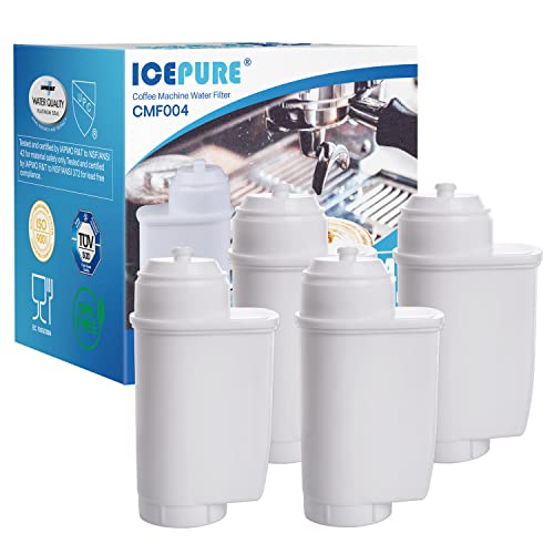 Icepure TÜV SÜD Zertifizierte Ersatzwasserfilter Ersatz für Siemens Kaffeevollautomat EQ6, EQ9 S700, EQ500, TZ70003, Brita Intenza 575491, Bosch TCZ7003, TCZ7033, 467873, NICHT FÜR BRITA INTENZA+