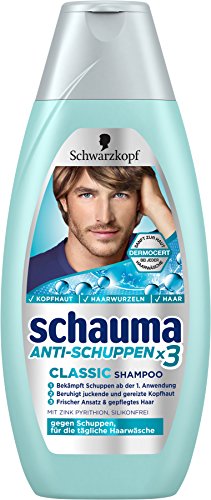 Schwarzkopf Schauma Anti-Schuppen Classic Shampoo, 4er Pack (4 x 400 ml)