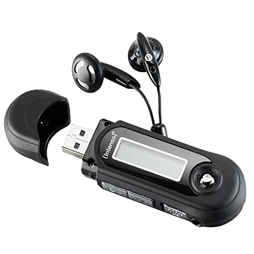 Intenso Music Walker MP3-Player 8 GB (USB 2.0) schwarz || mp3-Formate / 6 EQ-Modi / 7 Wiedergabemodi