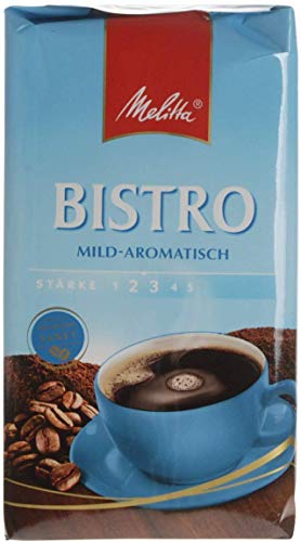 Melitta Café Bistro Mild Kaffee Gemahlen 12x500gr