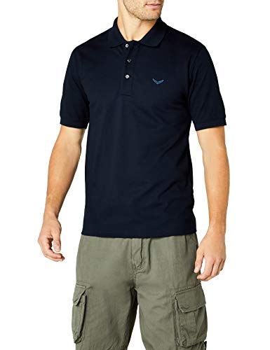 Trigema Herren Poloshirt Piqué-Qualität, navy, Gr. XXL, navy