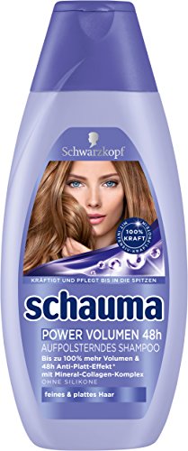 Schwarzkopf Schauma Power Volumen 48h Shampoo, 3er Pack (3 x 400 ml)