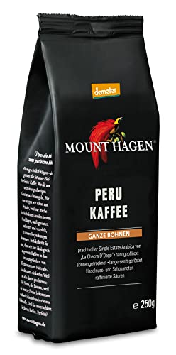 Mount Hagen Bio Demeter Röstkaffee Peru, 250g ganze Bohne