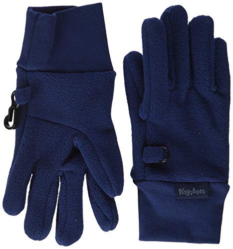 Playshoes Unisex Kinder Finger-Handschuh Fleece 422049, 11 - Marine, 5 (ca. 8-12 Jahre)
