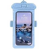 Vaxson Hülle Blau, kompatibel mit Samsung Galaxy A3 Core, wasserdichte Tasche Handyhülle Waterproof Pouch Case [Nicht Displayschutzfolie Schutzfolie ] Neue