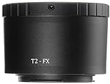 Hersmay T2 auf FX,T Objektivadapter für Fujifilm X Mount FX Fuji Kamera X-A1,X-A2,X-A3,X-A5,X-M1,X-E1,X-E2,X-E2S,X-T1,X-T2,X-T10,X-T20,X-Pro1,X-Pro2