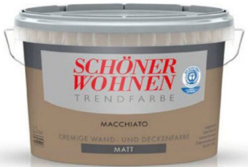 2,5 Liter SCHÖNER WOHNEN Trendfarbe matt MACCHIATO