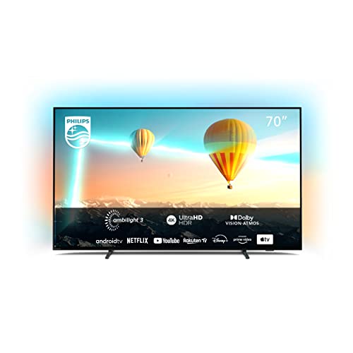 Philips 70PUS8007/12 70 Zoll (177cm) Fernseher 4K LED TV | Ambilight, UHD & HDR10+ | 120 Hz | Dolby Vision & Dolby Atmos | Google Assistant & Alexa kompatiblen
