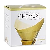 Chemex FSU-100 Papierfilter - quadratische Natur Filter für 6,8 & 10-Tassen Karaffen - 100 Stück