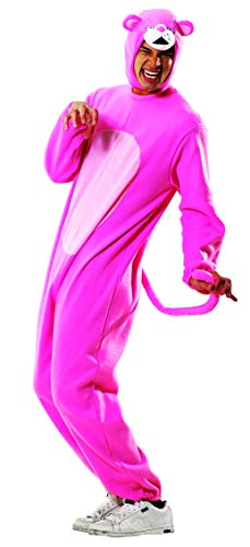 Foxxeo Panther Kostüm Overall Pink Größe XXXL