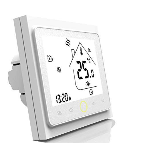 Qiumi Smart WiFi Thermostat Temperaturregler für Fußbodenheizung elektrisch arbeiten mit Alexa Google Home 16A 95~240V