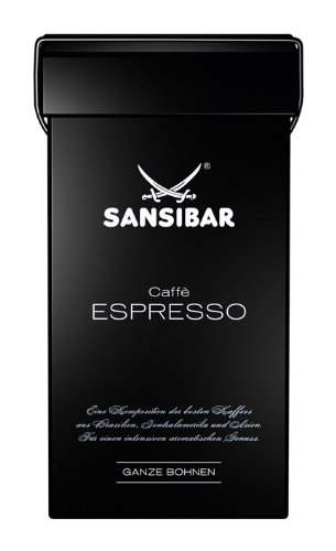 Sansibar Caffè Espresso ganze Bohne, 250g, 1er Pack (1 x 250 g)