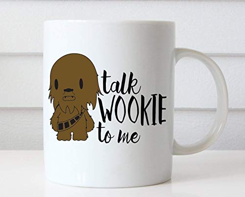 Mattanch Sprechen Sie Wookie zu mir Tasse Lustige Kaffeetasse Lustige Tassen Chewbacca-Kaffee-Liebhaber-Geschenk-einzigartige Kaffeetassen Star Wars-Tasse Niedliche Kaffeetasse