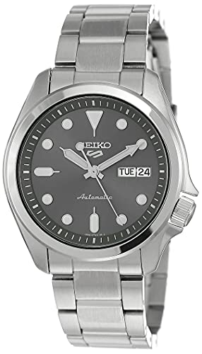 Seiko Herren Analog Automatik Uhr mit Edelstahl Armband SRPE51K1