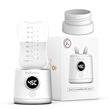 MyBambini's Flaschenwärmer Pro MAX™ - Reiseflaschenwärmer für Babymilch - tragbare Heizung mit USB - kompatibel mit MAM, Nanobebe (Wide), NIP, Lansinoh (weiß)