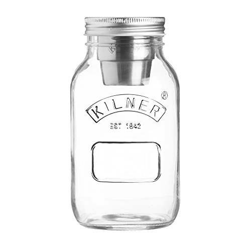 KILNER Food To-Go-Glas - der ideale 2Go Lunchbecher für unterwegs, clever | stylisch | schadstoffrei | 1 Liter