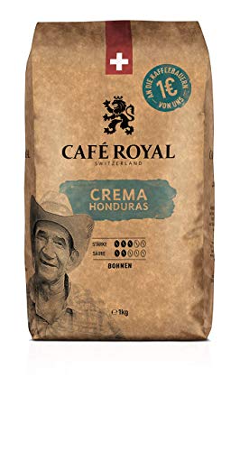 Café Royal Honduras Crema Bohnenkaffee, Intensität 3/5, 1er Pack (1 x 1 kg)