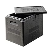 Thermo Future Box Thermobox Kühlbox, Transportbox Warmhaltebox und Isolierbox mit Deckel,25 Liter extra hohe T,Thermobox aus EPP (expandiertes Polypropylen)