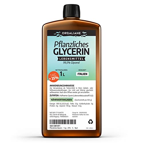 Pflanzliches Glycerin 1L - 1,25kg