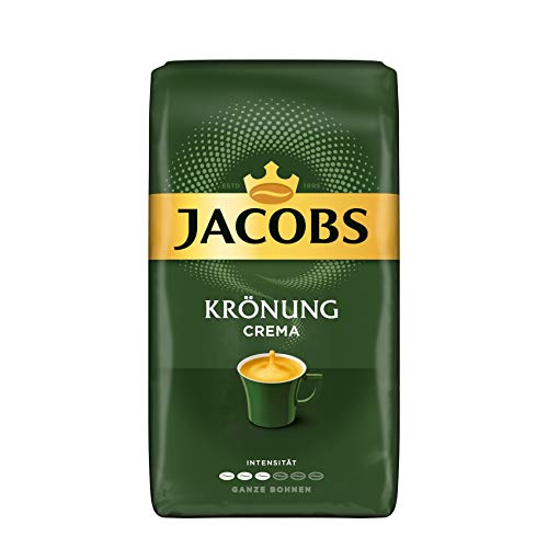 Jacobs Kaffeebohnen Krönung Crema, 4er Pack, 4 x 1 kg Bohnenkaffee