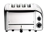 DUALIT 47030 Classic New Generation 4 Scheiben Toaster, Edelstahl, Silber