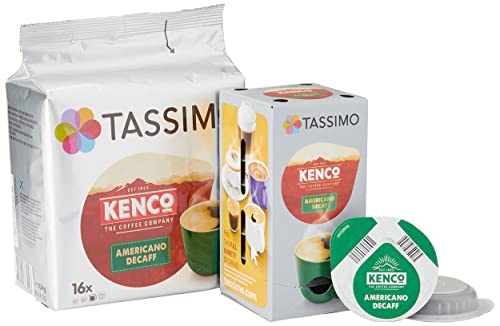 TASSIMO Kenco Decaf Kaffeekapseln Nachfüllpacks T-Discs Pads 5er Pack, 80 Getränke