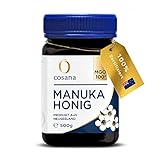 Cosana Manuka Honig 100 MGO + 500g – 100% Pur und in Neuseeland zertifizierter Manuka Honey. Honig Manuka fördert die Wundheilung & wirkt antibakteriell