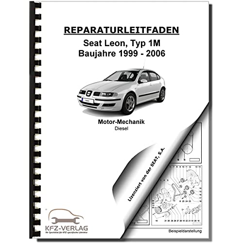 SEAT Leon Typ 1M (99-06) 4-Zyl. 1,9l Dieselmotor TDI 68-110 PS Reparaturanleitung