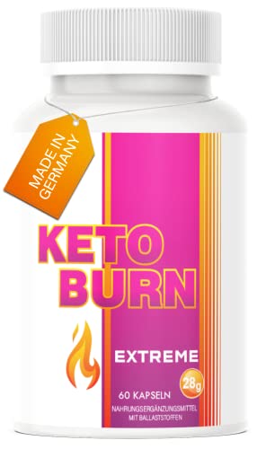 Saint Nutrition® KETO BURN - Stoffwechsel - 2 Kapseln am Tag, Extrem schnell + endlich für Frauen & Männer - mit Mariendistel, Cranberry & Lemongras - Qualität aus Deutschland