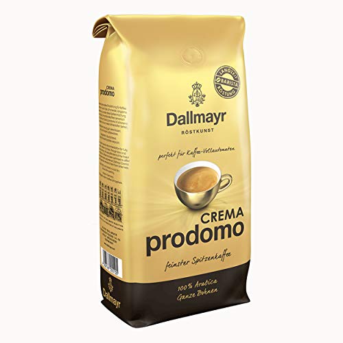 Dallmayr Crema Prodomo, Bohnenkaffee, Röstkaffee, Kaffee, ganze Bohnen, Kaffeebohnen, 8 x 1000 g