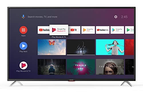 SHARP Android TV 65BL5EA, 164 cm (65 Zoll) Fernseher, 4K Ultra HD LED, Google Assistant, Amazon Video, Harman/Kardon Soundsystem, HDR10, HLG, Bluetooth