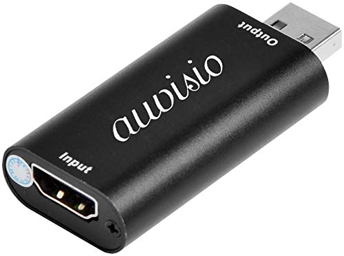 auvisio Video Grabber: HDMI-USB-Videograbber für Full-HD-Aufnahmen und -Streaming (HDMI Grabber)