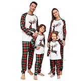 MdybF Weihnachts Pyjama Familie Weihnachten Pyjamas Die Ganze Familie Gleiche Pyjamas 2pcs Weihnachten Nachtwäsche Kleidung Set-grau-b 12m