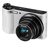 Samsung WB150F Smart-Digitalkamera (14 Megapixel, 18-fach opt. Zoom, 7,6 cm (3 Zoll) Display, bildstabilisiert, Wifi) weiß