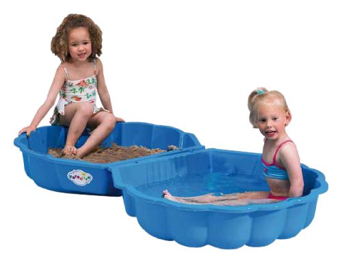 Paradiso Toys T00752 - Sand- oder Wassermuschel 2 teilig 86 x 80 x 20 cm blau