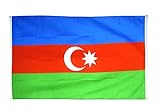 Flaggenfritze® Balkonflagge Aserbaidschan - 90 x 150 cm