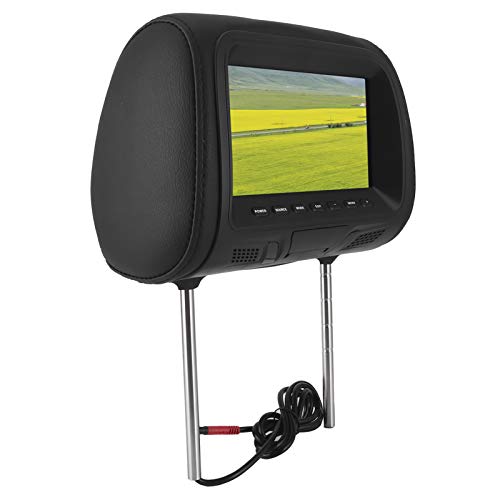Kopfstütze LCD-Videoplayer, Tragbarer CD-DVD-Monitor 7 Zoll Tragbare Kopfstütze CD-Player Auto Kopfstütze DVD-Player Videoplayer für Auto