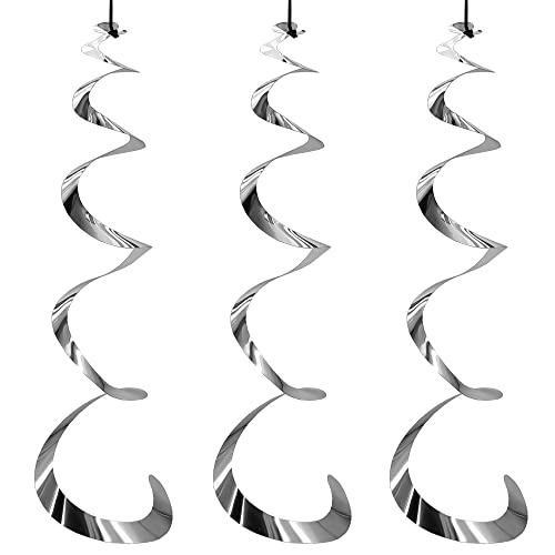 My-goodbuy24 Effektive Vogelabwehr zur Abschreckung - 3er Set - Reflektierende Vogelschreck Windspirale Taubenabwehr Windspiel Balkon Vogelschutz Taubenschreck 70cm