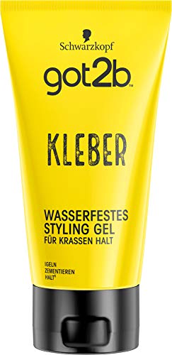 got2b Schwarzkopf Kleber, wasserfestes Styling Gel, 1er Pack (1 x 150ml)
