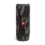 JBL Flip 5 Bluetooth Box in Camouflage – Wasserdichter, portabler Lautsprecher mit umwerfendem Sound – Bis zu 12 Stunden kabellos Musik abspielen