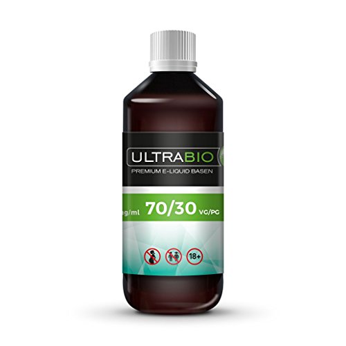 Ultrabio® e Liquid Basis 1000 ml ohne Nikotin Base 70% VG / 30% PG