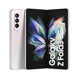 Samsung Galaxy Z Fold3 5G, faltbares Handy, flexibles, großes 7,6 Zoll Display, 256 GB Speicher, in Phantom Silver inkl. 36 Monate Herstellergarantie [Exklusiv bei Amazon]